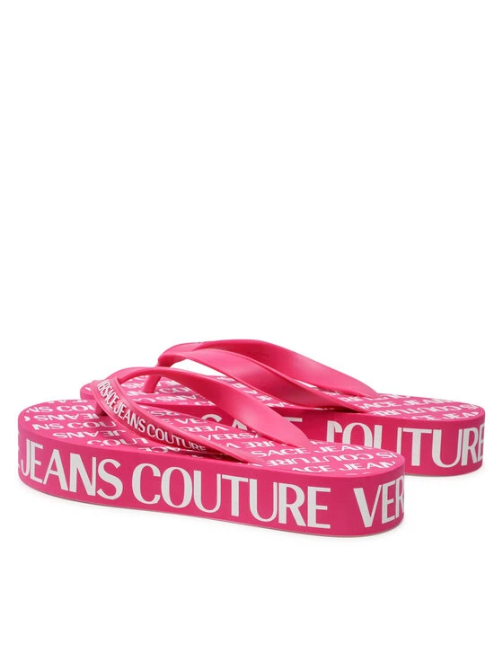 Versace Jeans Couture Γυναίκες Σαγιονάρες 72VA3SQ8 Ροζ 5 Versace Jeans Couture Γυναίκες Σαγιονάρες 72VA3SQ8 Ροζ - Image 3