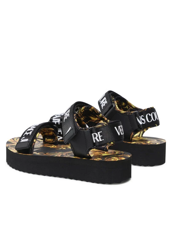 Versace Jeans Couture Γυναίκες Σανδάλια 72VA3SX4 Μαύρο 5 Versace Jeans Couture Γυναίκες Σανδάλια 72VA3SX4 Μαύρο - Image 3