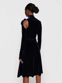 Versace Jeans Couture Γυναίκες Καθημερινά Φορέματα Φόρεμα καθημερινό 73HAO916 Σκούρο μπλε Regular Fit -Versace Jeans Couture Εκπτώσεις unnamed file 102