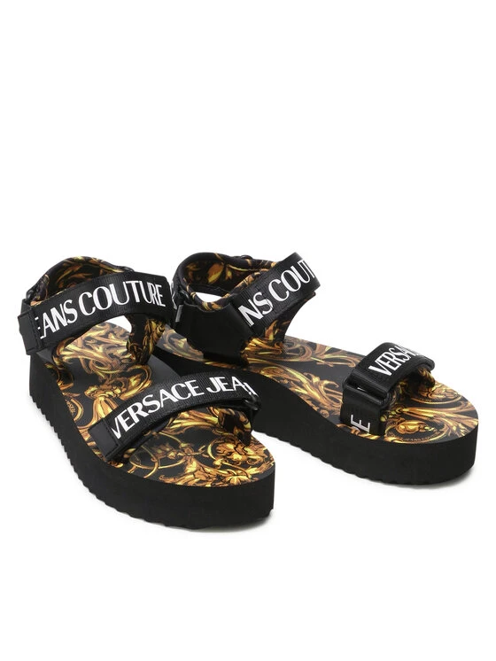 Versace Jeans Couture Γυναίκες Σανδάλια 72VA3SX4 Μαύρο 7 Versace Jeans Couture Γυναίκες Σανδάλια 72VA3SX4 Μαύρο - Image 5