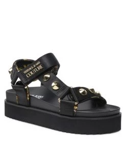 Versace Jeans Couture Γυναίκες Σανδάλια 72VA3SM2 Μαύρο