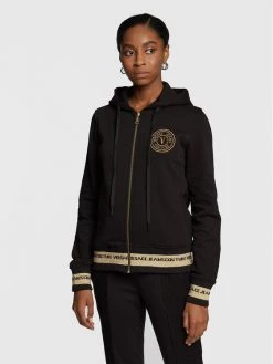 Versace Jeans Couture Γυναίκες Μπλούζες Μπλούζα 73HAIT07 Μαύρο Regular Fit