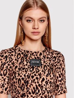 Versace Jeans Couture Γυναίκες Καθημερινά Φορέματα Φόρεμα καθημερινό 72HAO917 Καφέ Regular Fit -Versace Jeans Couture Εκπτώσεις unnamed file 1068