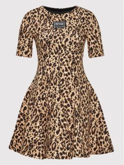 Versace Jeans Couture Γυναίκες Καθημερινά Φορέματα Φόρεμα καθημερινό 72HAO917 Καφέ Regular Fit -Versace Jeans Couture Εκπτώσεις unnamed file 1069