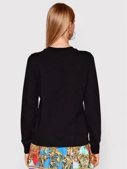 Versace Jeans Couture Γυναίκες Μπλούζες Μπλούζα Logo 72HAIT01 Μαύρο Regular Fit -Versace Jeans Couture Εκπτώσεις unnamed file 1072