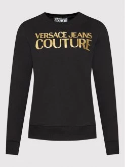 Versace Jeans Couture Γυναίκες Μπλούζες Μπλούζα Logo 72HAIT01 Μαύρο Regular Fit -Versace Jeans Couture Εκπτώσεις unnamed file 1074