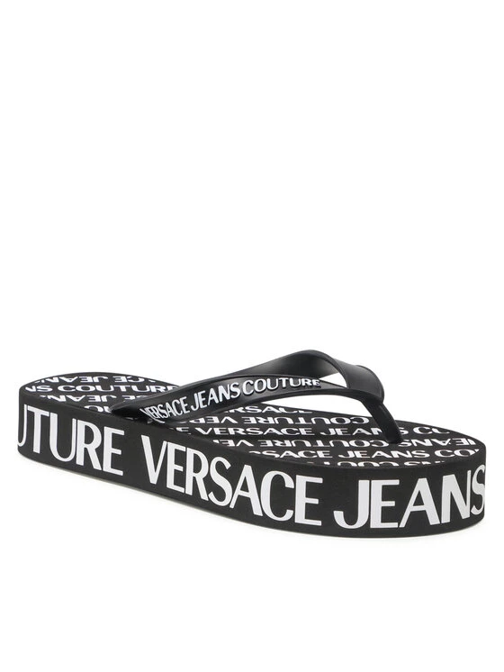 Versace Jeans Couture Γυναίκες Σαγιονάρες 72VA3SQ8 Μαύρο 3 Versace Jeans Couture Γυναίκες Σαγιονάρες 72VA3SQ8 Μαύρο