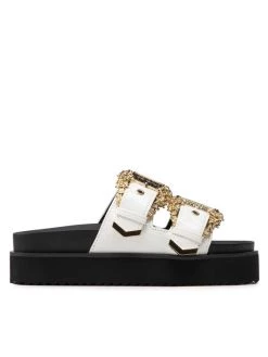 Versace Jeans Couture Γυναίκες Παντόφλες 72VA3SM1 Λευκό -Versace Jeans Couture Εκπτώσεις unnamed file 1148