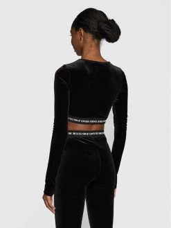 Versace Jeans Couture Γυναίκες Μπλουζάκια Μπλουζάκι 73HAH218 Μαύρο Slim Fit -Versace Jeans Couture Εκπτώσεις unnamed file 118