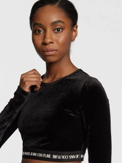 Versace Jeans Couture Γυναίκες Μπλουζάκια Μπλουζάκι 73HAH218 Μαύρο Slim Fit -Versace Jeans Couture Εκπτώσεις unnamed file 119