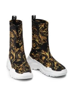 Versace Jeans Couture Γυναίκες Biker Μποτάκια Μποτάκια 72VA3SC9 Μαύρο -Versace Jeans Couture Εκπτώσεις unnamed file 1217