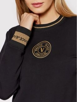 Versace Jeans Couture Γυναίκες Μπλούζες Μπλούζα Logo 72HAIT03 Μαύρο Regular Fit -Versace Jeans Couture Εκπτώσεις unnamed file 1228