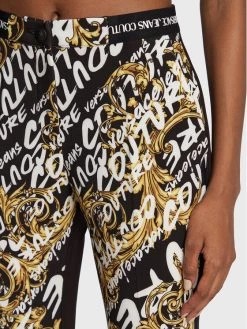 Versace Jeans Couture Γυναίκες Υφασμάτινα Παντελόνια Παντελόνι υφασμάτινο Cady 73HAA112 Μαύρο Regular Fit -Versace Jeans Couture Εκπτώσεις unnamed file 129