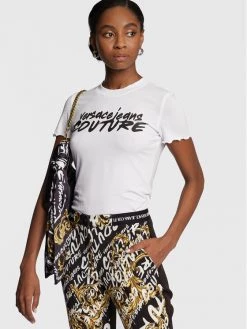 Versace Jeans Couture Γυναίκες Υφασμάτινα Παντελόνια Παντελόνι υφασμάτινο Cady 73HAA112 Μαύρο Regular Fit -Versace Jeans Couture Εκπτώσεις unnamed file 130