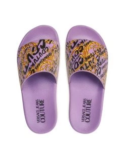 Versace Jeans Couture Γυναίκες Παντόφλες 73VA3SQ3 Μωβ -Versace Jeans Couture Εκπτώσεις unnamed file 1506