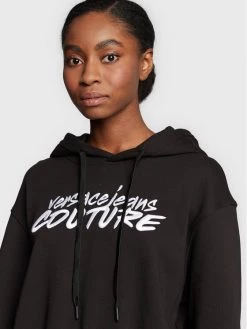 Versace Jeans Couture Γυναίκες Μπλούζες Μπλούζα Logo Brush 73HAIT16 Μαύρο Relaxed Fit -Versace Jeans Couture Εκπτώσεις unnamed file 155