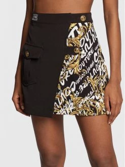 Versace Jeans Couture Γυναίκες Mini Φούστα σε γραμμή Α 73HAE801 Μαύρο Regular Fit