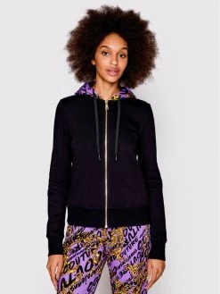 Versace Jeans Couture Γυναίκες Μπλούζες Μπλούζα 73HAI3A6 Μαύρο Regular Fit