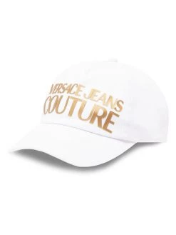 Versace Jeans Couture Άνδρες Καπέλα Μπέιζμπολ Καπέλο Jockey 73VAZK11 Λευκό