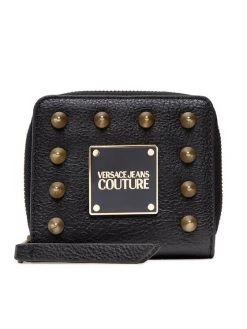 Versace Jeans Couture Γυναίκες Πορτοφόλια Μικρό Πορτοφόλι Γυναικείο 73VA5PEA Μαύρο