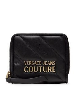 Versace Jeans Couture Γυναίκες Πορτοφόλια Μικρό Πορτοφόλι Γυναικείο 73VA5PA2 Μαύρο
