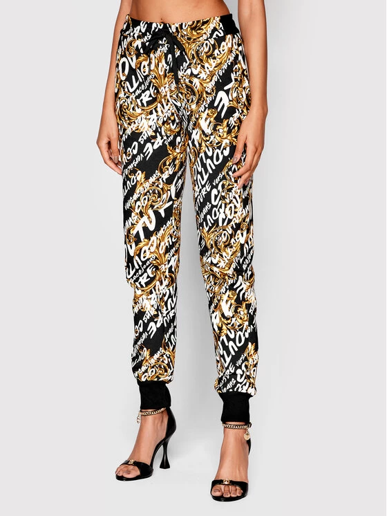 Versace Jeans Couture Γυναίκες Παντελόνια Φόρμας Παντελόνι φόρμας Brush 73HAA310 Μαύρο Regular Fit 3 Versace Jeans Couture Γυναίκες Παντελόνια Φόρμας Παντελόνι φόρμας Brush 73HAA310 Μαύρο Regular Fit