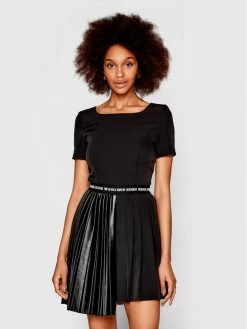 Versace Jeans Couture Γυναίκες Κοκτέιλ Φορέματα Φόρεμα κοκτέιλ 73HAO925 Μαύρο Regular Fit