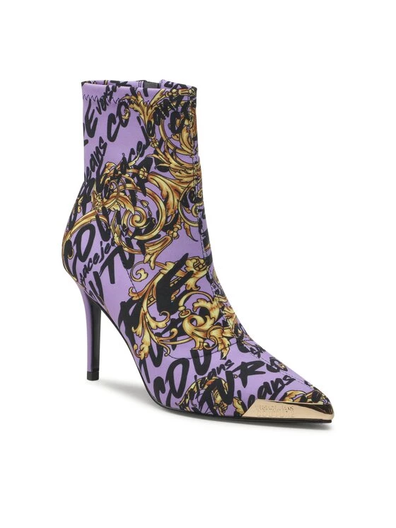 Versace Jeans Couture Γυναίκες Μποτάκια 73VA3S51 Μωβ 3 Versace Jeans Couture Γυναίκες Μποτάκια 73VA3S51 Μωβ