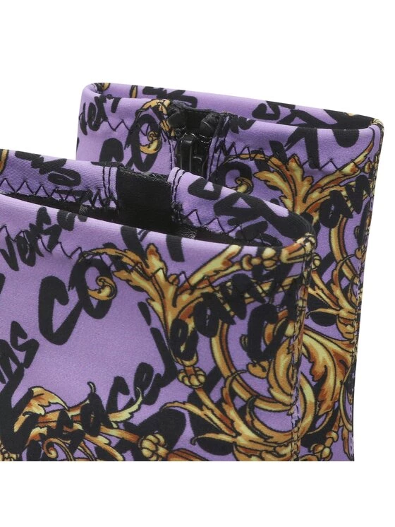 Versace Jeans Couture Γυναίκες Μποτάκια 73VA3S51 Μωβ 7 Versace Jeans Couture Γυναίκες Μποτάκια 73VA3S51 Μωβ - Image 5