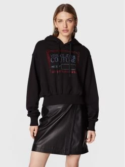 Versace Jeans Couture Γυναίκες Μπλούζες Μπλούζα Piece 73HAIT12 Μαύρο Regular Fit