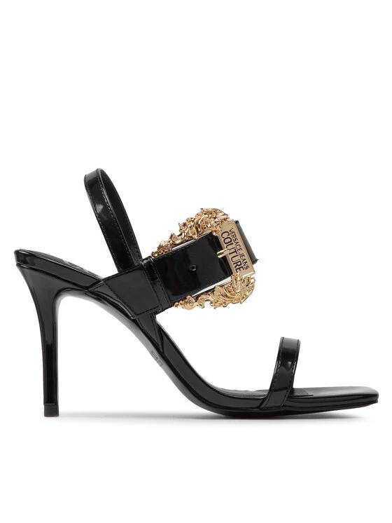 Versace Jeans Couture Γυναίκες Σανδάλια 73VA3S71 Μαύρο 4 Versace Jeans Couture Γυναίκες Σανδάλια 73VA3S71 Μαύρο - Image 2