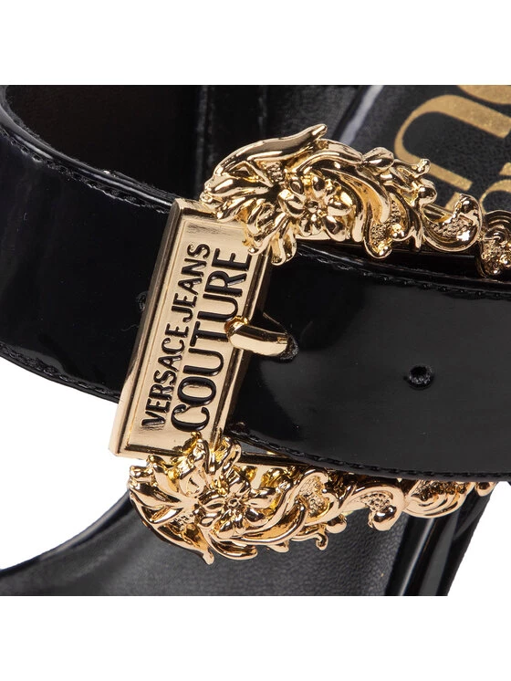 Versace Jeans Couture Γυναίκες Σανδάλια 73VA3S71 Μαύρο 8 Versace Jeans Couture Γυναίκες Σανδάλια 73VA3S71 Μαύρο - Image 6