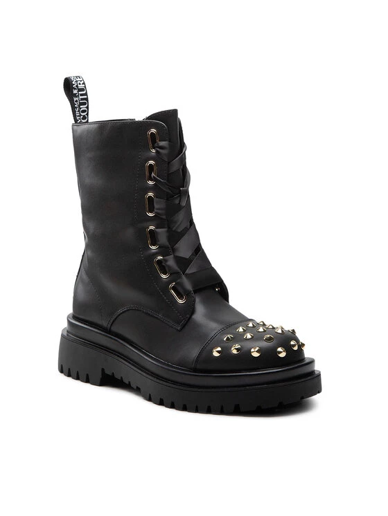 Versace Jeans Couture Γυναίκες Biker Μποτάκια Ορειβατικά παπούτσια 73VA3S63 Μαύρο 3 Versace Jeans Couture Γυναίκες Biker Μποτάκια Ορειβατικά παπούτσια 73VA3S63 Μαύρο