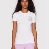 Versace Jeans Couture Γυναίκες T-shirts T-Shirt Vemblem 73HAHT06 Λευκό Slim Fit -Versace Jeans Couture Εκπτώσεις unnamed file 2452