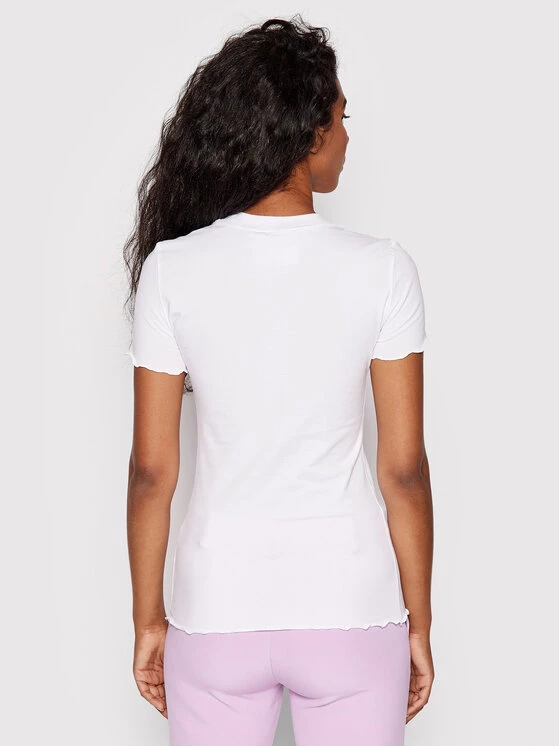 Versace Jeans Couture Γυναίκες T-shirts T-Shirt Vemblem 73HAHT06 Λευκό Slim Fit 5 Versace Jeans Couture Γυναίκες T-shirts T-Shirt Vemblem 73HAHT06 Λευκό Slim Fit - Image 3