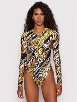 Versace Jeans Couture Γυναίκες Κορμάκια Body 73HAM223 Μαύρο Slim Fit