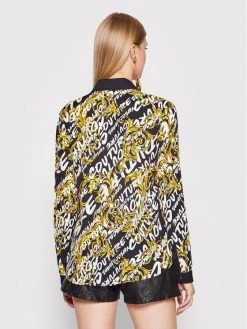 Versace Jeans Couture Γυναίκες Casual Πουκάμισα Πουκάμισο 73HAL2A1 Μαύρο Regular Fit -Versace Jeans Couture Εκπτώσεις unnamed file 252