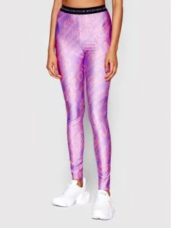 Versace Jeans Couture Γυναίκες Κολάν 73HAC101 Μωβ Slim Fit