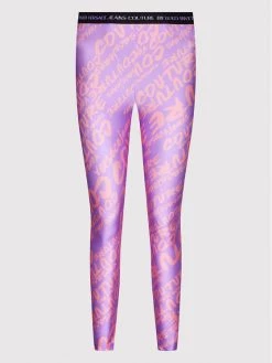 Versace Jeans Couture Γυναίκες Κολάν 73HAC101 Μωβ Slim Fit -Versace Jeans Couture Εκπτώσεις unnamed file 2527