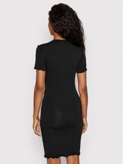 Versace Jeans Couture Γυναίκες Καθημερινά Φορέματα Φόρεμα καθημερινό Vemblem 73HAOT06 Μαύρο Slim Fit -Versace Jeans Couture Εκπτώσεις unnamed file 2540