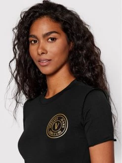 Versace Jeans Couture Γυναίκες Καθημερινά Φορέματα Φόρεμα καθημερινό Vemblem 73HAOT06 Μαύρο Slim Fit -Versace Jeans Couture Εκπτώσεις unnamed file 2541