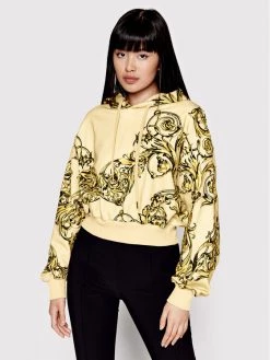 Versace Jeans Couture Γυναίκες Μπλούζες Μπλούζα 72HAI314 Μπεζ Regular Fit