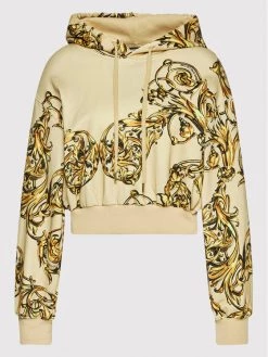 Versace Jeans Couture Γυναίκες Μπλούζες Μπλούζα 72HAI314 Μπεζ Regular Fit -Versace Jeans Couture Εκπτώσεις unnamed file 2559