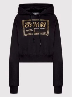 Versace Jeans Couture Γυναίκες Μπλούζες Μπλούζα 73HAIT11 Μαύρο Relaxed Fit -Versace Jeans Couture Εκπτώσεις unnamed file 259