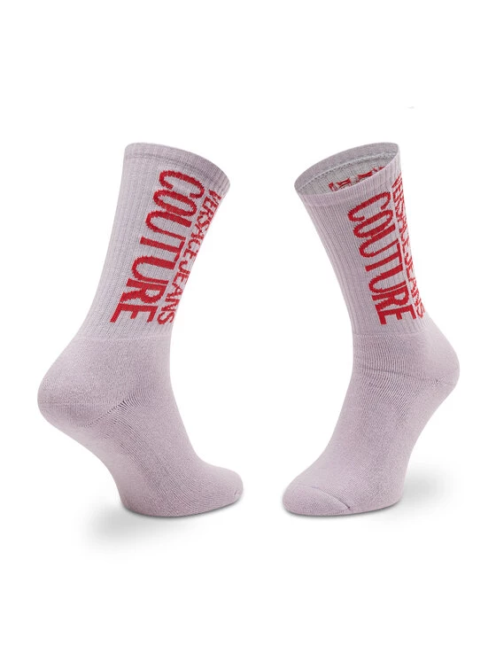 Versace Jeans Couture Γυναίκες Ψηλές Κάλτσες Κάλτσες Ψηλές Γυναικείες 72VA0J03 Μωβ 4 Versace Jeans Couture Γυναίκες Ψηλές Κάλτσες Κάλτσες Ψηλές Γυναικείες 72VA0J03 Μωβ - Image 2