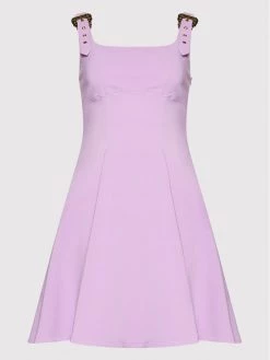 Versace Jeans Couture Γυναίκες Καθημερινά Φορέματα Φόρεμα καθημερινό Baroque 72HAO947 Μωβ Regular Fit -Versace Jeans Couture Εκπτώσεις unnamed file 2660