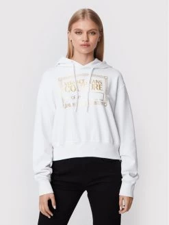 Versace Jeans Couture Γυναίκες Μπλούζες Μπλούζα 73HAIT11 Λευκό Relaxed Fit