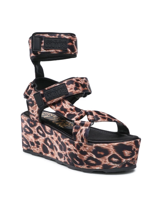 Versace Jeans Couture Γυναίκες Σανδάλια 72VA3S09 Καφέ 3 Versace Jeans Couture Γυναίκες Σανδάλια 72VA3S09 Καφέ