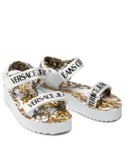Versace Jeans Couture Γυναίκες Σανδάλια 72VA3SX4 Λευκό -Versace Jeans Couture Εκπτώσεις unnamed file 2852