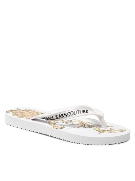 Versace Jeans Couture Γυναίκες Σαγιονάρες 72VA3SQ7 Λευκό 3 Versace Jeans Couture Γυναίκες Σαγιονάρες 72VA3SQ7 Λευκό